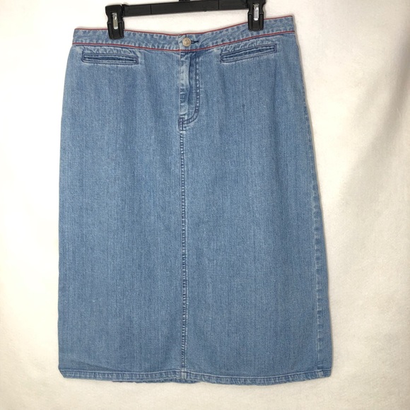 Tommy Hilfiger Dresses & Skirts - Tommy Hilfiger Jeans Womens Denim Straight Skirt